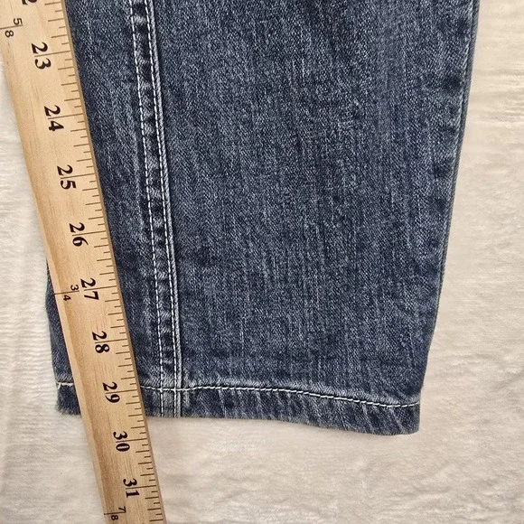 Anthropologie Blue Cropped Jeans - Picture 8 of 14